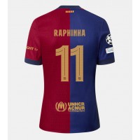 Barcelona Raphinha Belloli #11 Hemmatröja 2024-25 Korta ärmar